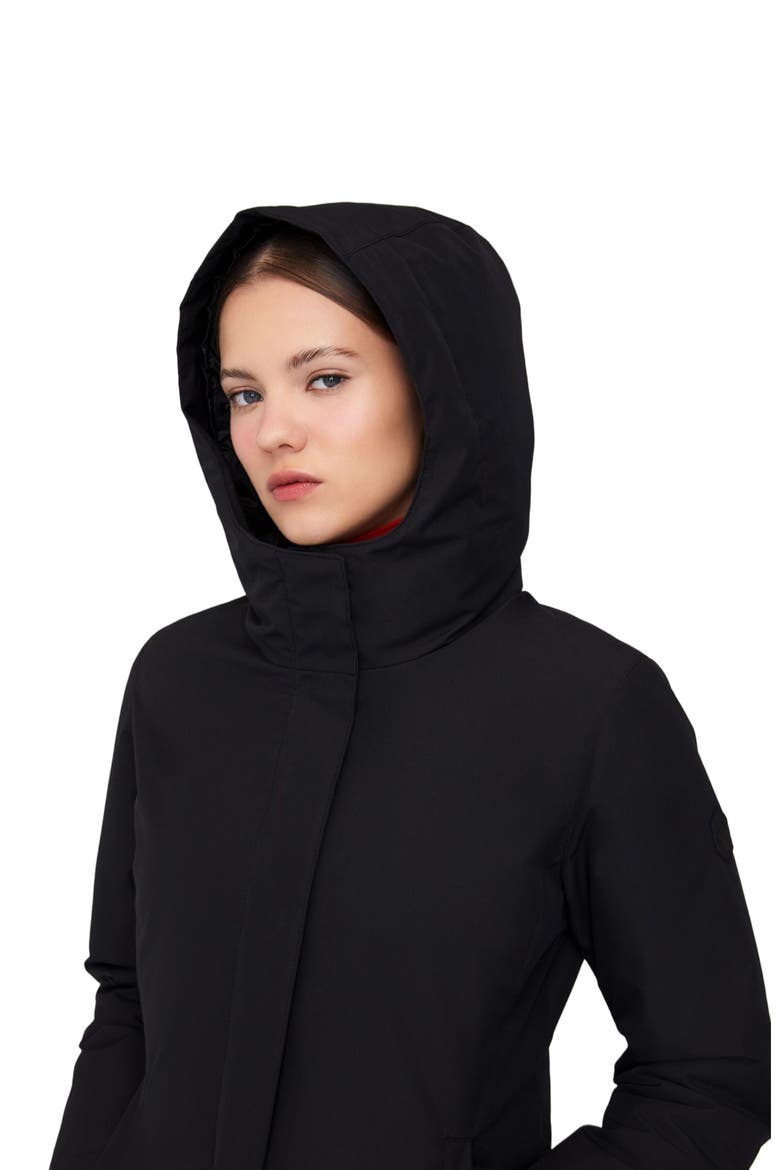 FERMONT | Hooded Down Winter Jacket, Alternate, color, Black