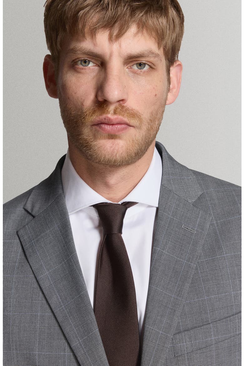 London Regular Fit Navy Blazer, Alternate, color, GREY