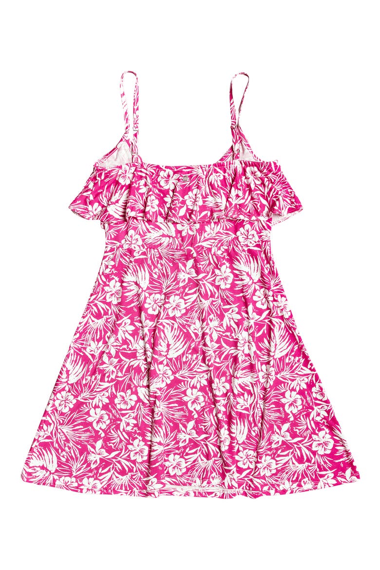 Real Friends Floral Minidress, Alternate, color, BEETROOT PURPLE ISLAND COVE
