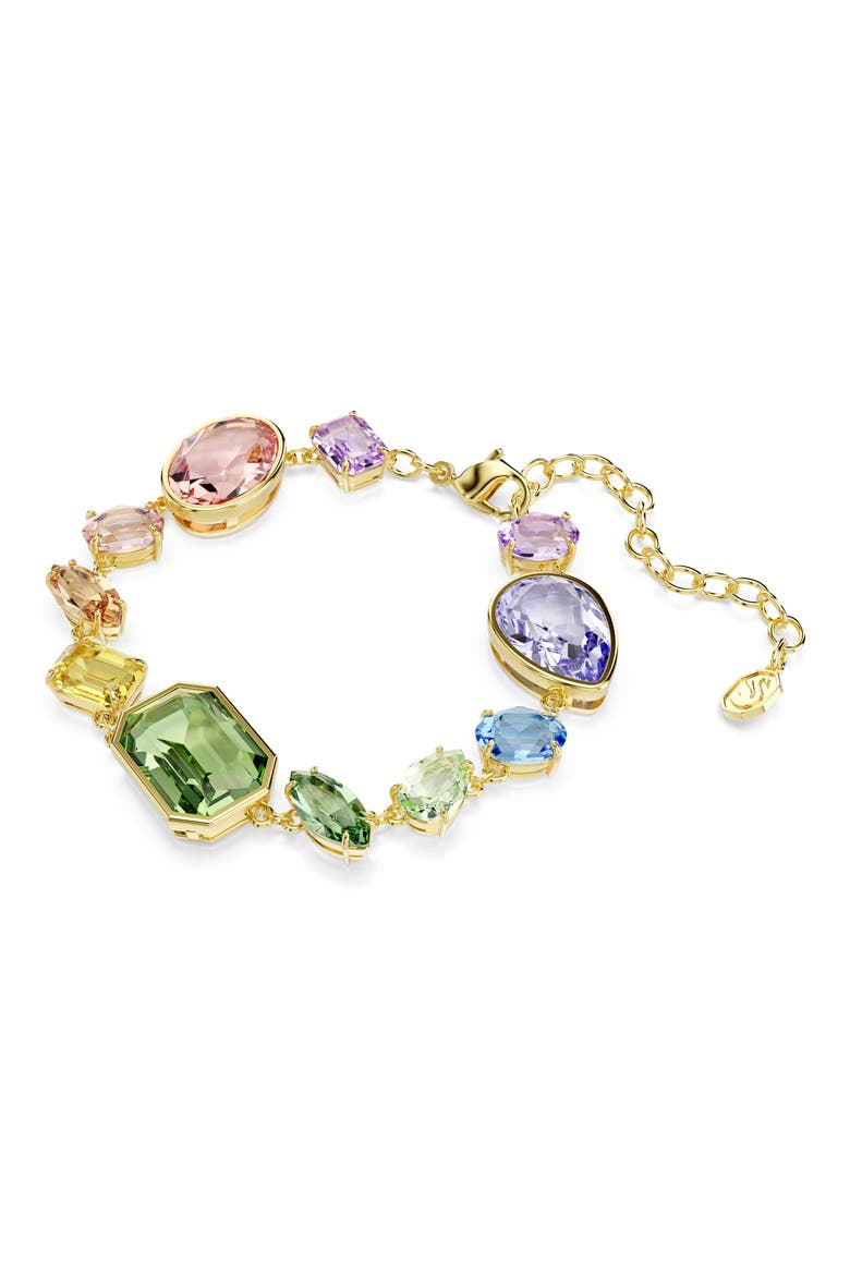 Gema Crystal Bracelet, Alternate, color, GOLD/ MULTI