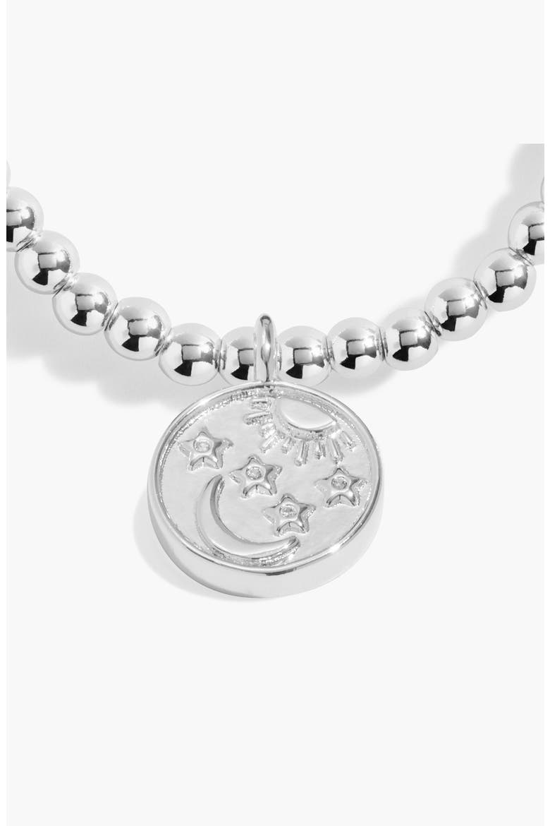 A Little 'You Are My Sun, My Moon, And All My Stars' Bracelet In Silver Plating, Alternate, color, Metallic Silver