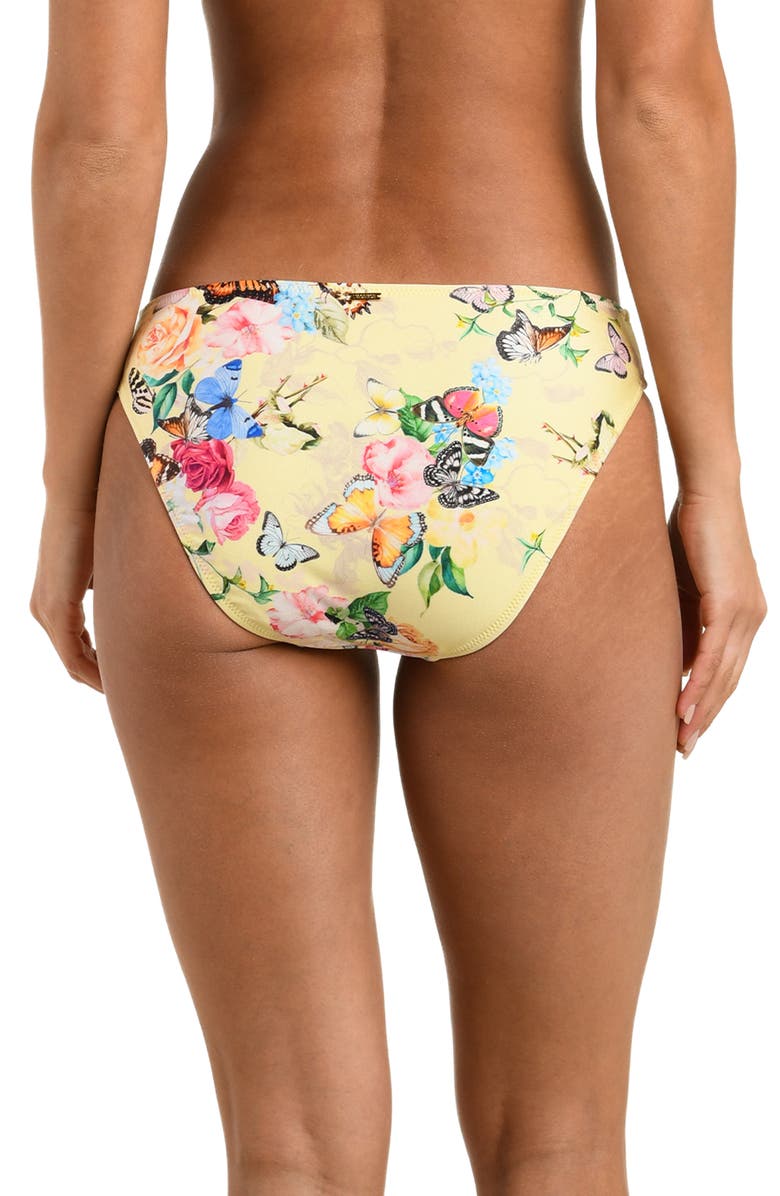 L'AGENCE Nicole Garden Bikini Bottoms, Alternate, color, Yellow Multi