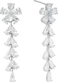 Untamed Petals Devotion Crystal Drop Earrings