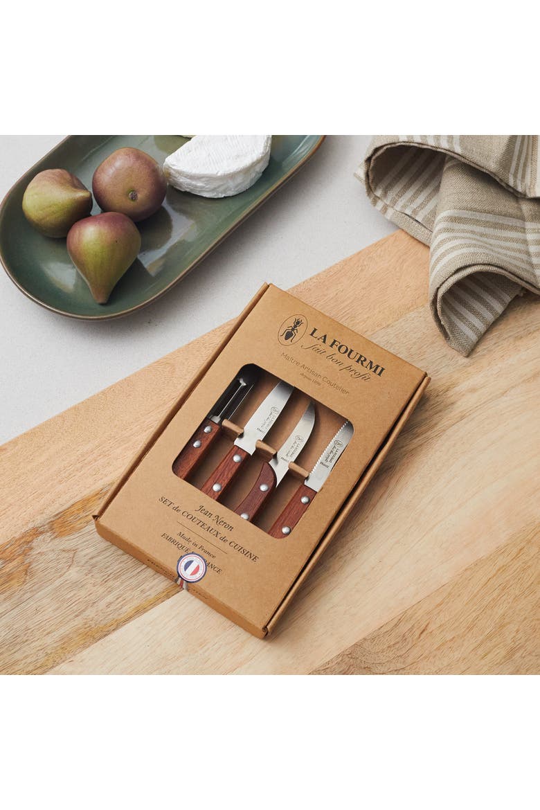 La Fourmi Wooden Kitchen Tools - Set of 4, Alternate, color, Natural