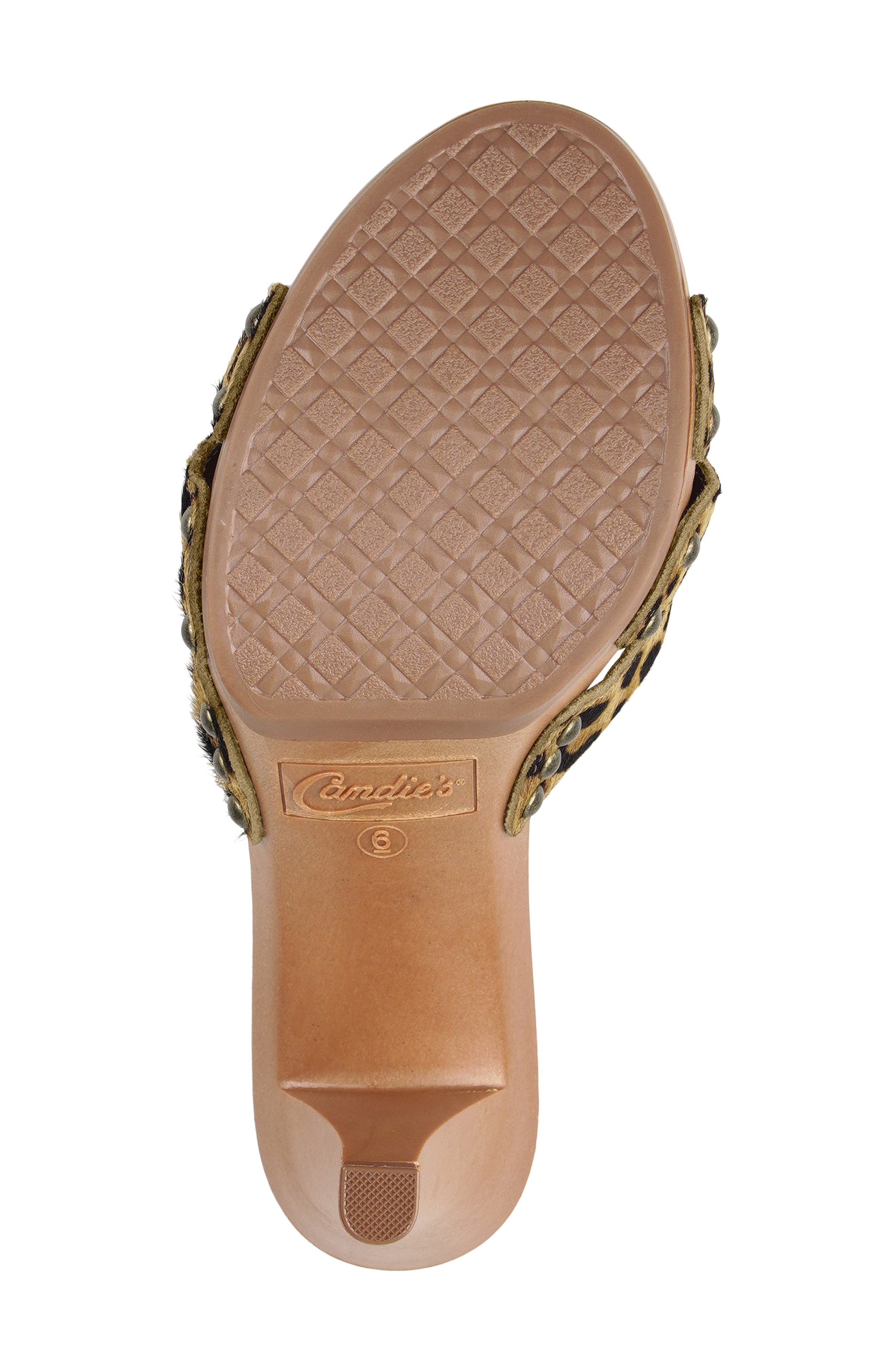 Camila Platform Slide Sandal, Alternate, color, TAN LEOPARD