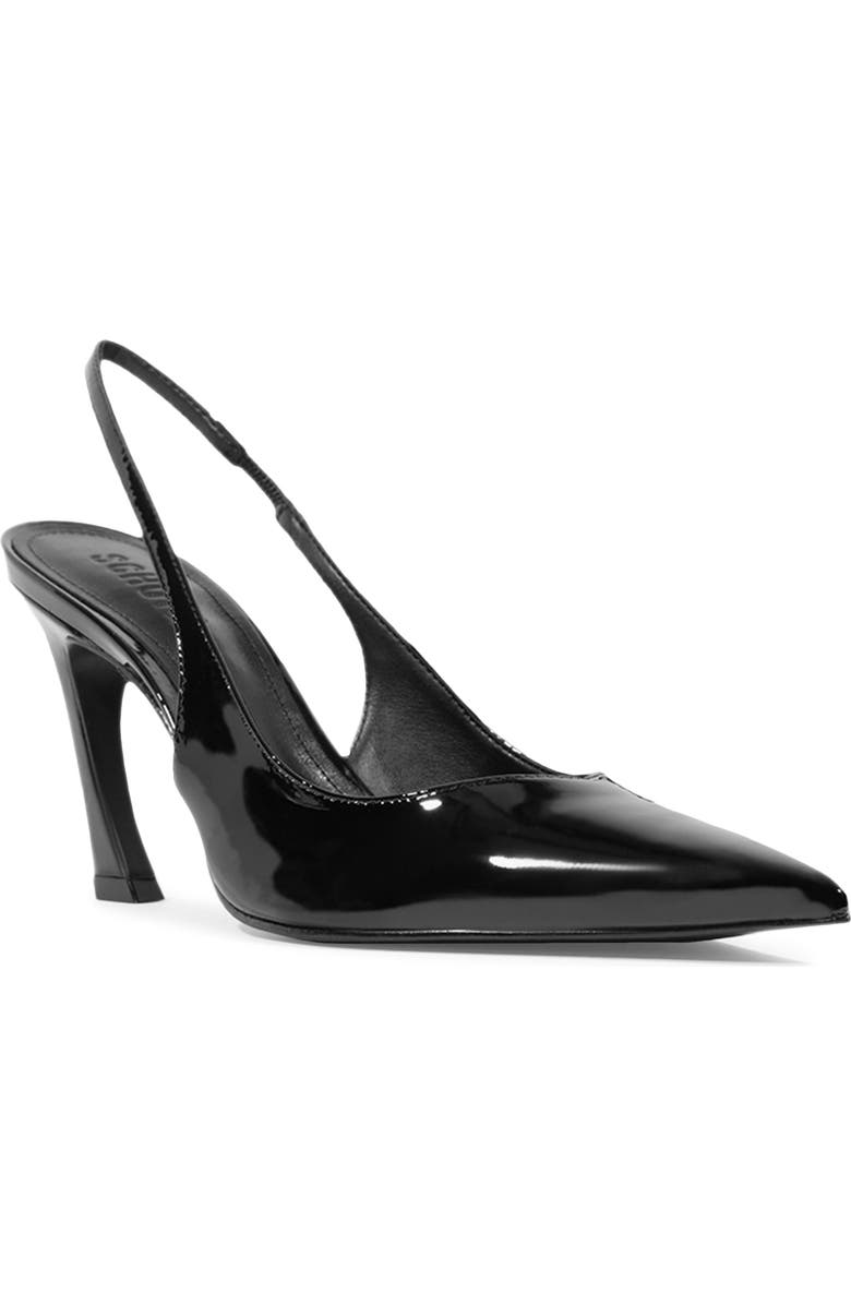 Schutz Lexi Pointed Toe Slingback Pump, Main, color, Black