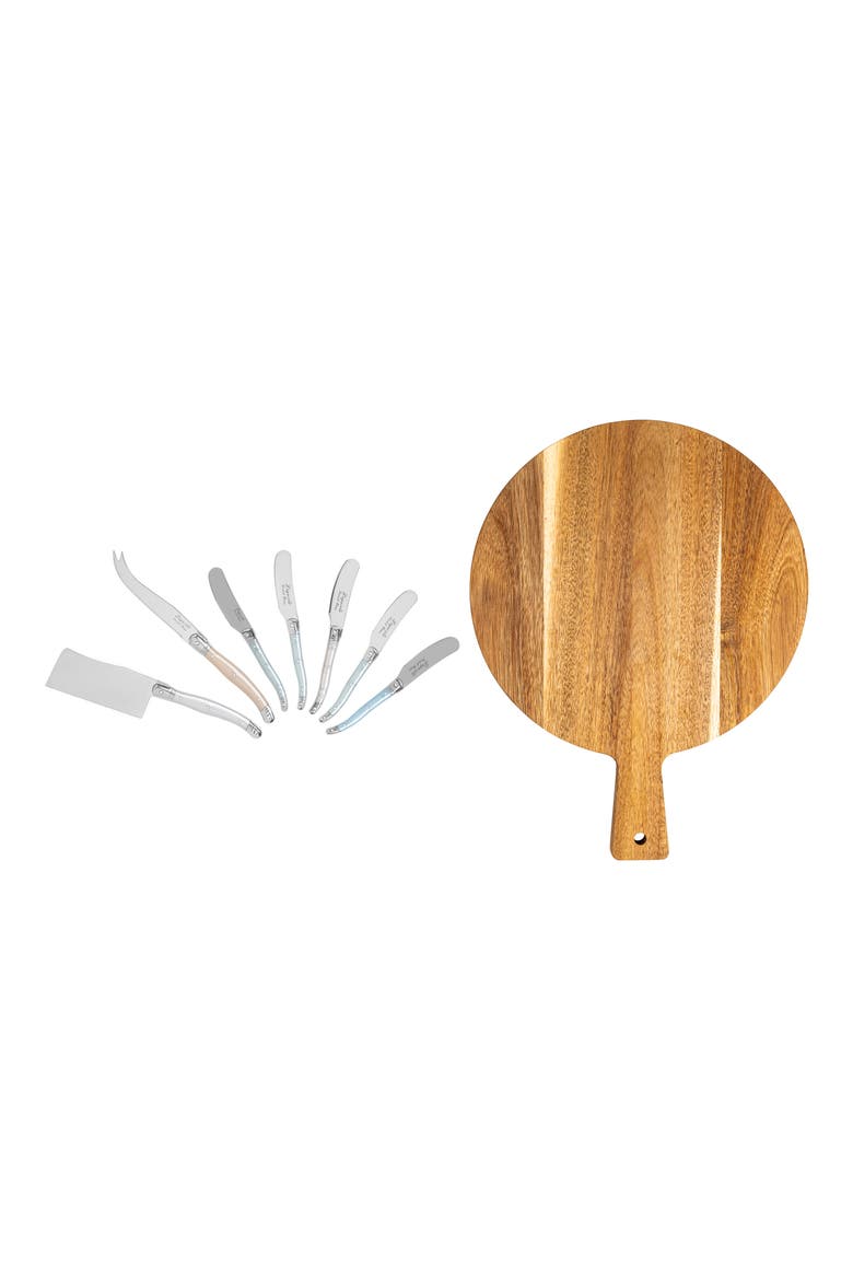 Laguiole Cheese Board & Tools Set, Alternate, color, PEARLIZED MULTICOLOR