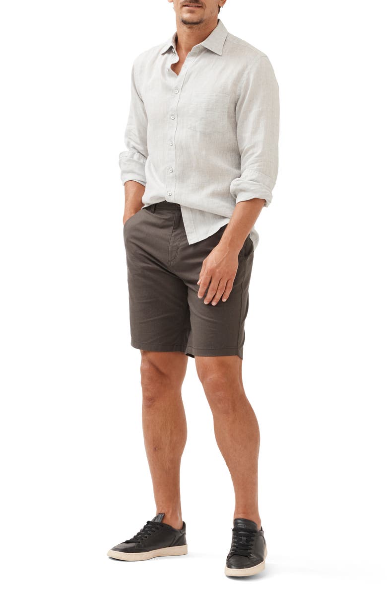 Rodd & Gunn Seaford Linen Button-Up Shirt, Alternate, color, Vapour