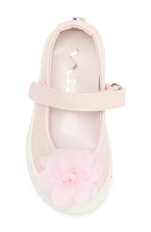 Nina Kids' Ginella Rosette Mary Jane Sneaker In Pink