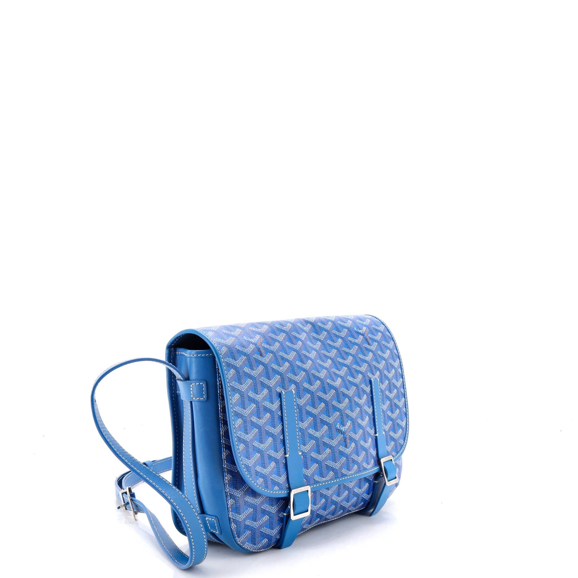 Belvedere Messenger Bag Coated Canvas MM, Alternate, color, Blue