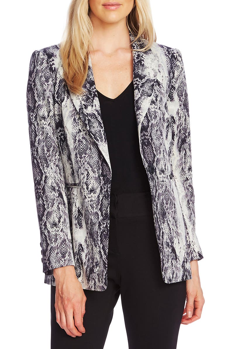 Vince Camuto Notch Lapel Blazer, Main, color, 