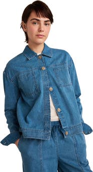 Haven Well Within Organic Cotton Denim Boxy Jacket
