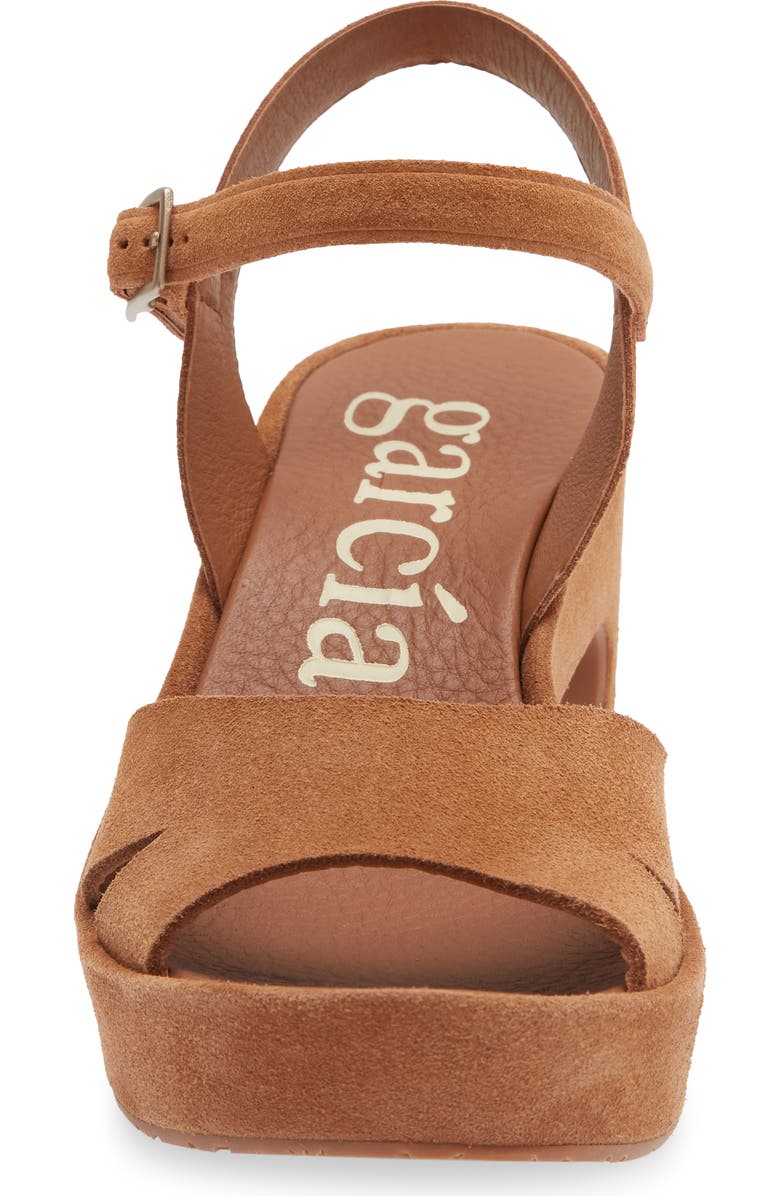 Pedro Garcia <p>Dido Suede Ankle Strap Sandal (Women)</p>, Alternate, color, Adobe Castoro