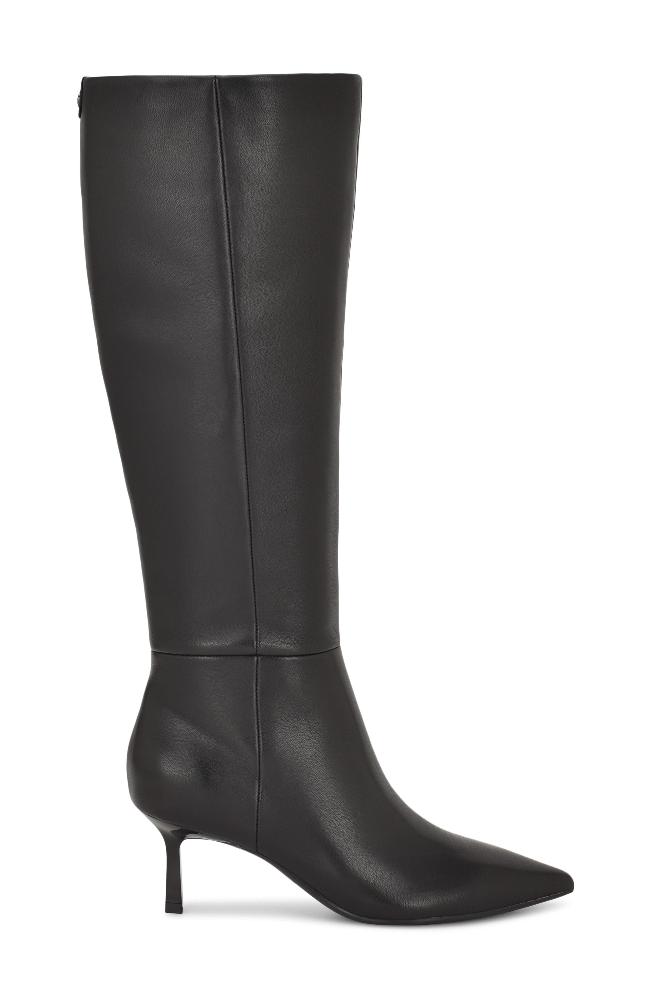 Nine West Kimdee 9x9 Pointed Toe Knee High Boot, Alternate, color, Black 001