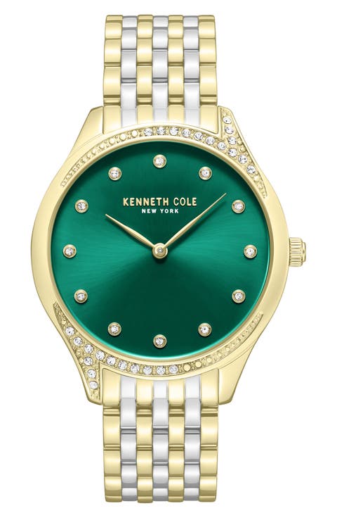 Classic Two-Tone Bracelet Watch, 36mm