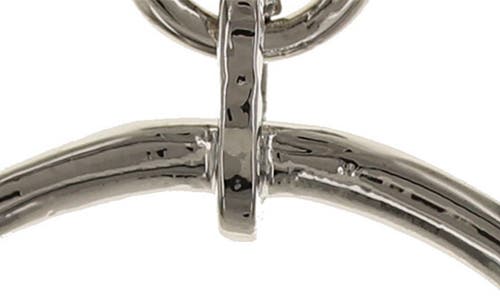 Olivia Welles Open Circle Earrings In Silver