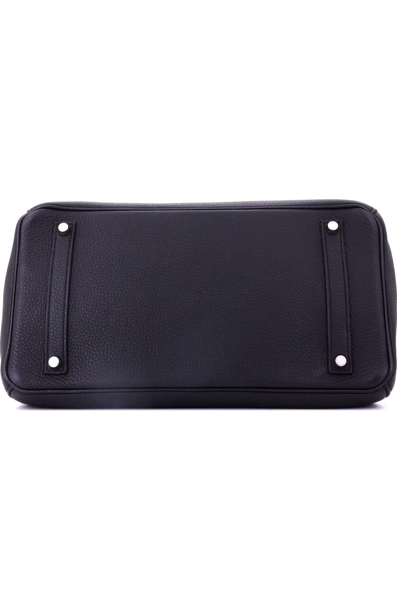 Pre-Owned Hermes Birkin Handbag Black Clemence with Palladium Hardware 35, Alternate, color,