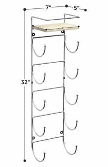 SORBUS Wall Mounted Organizing Rack