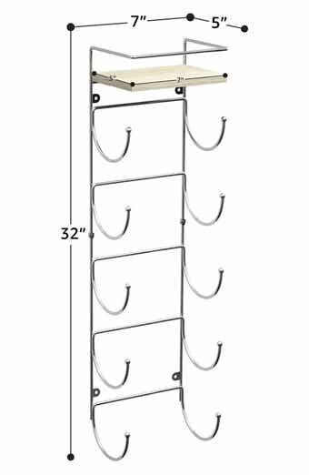SORBUS Wall Mounted Organizing Rack