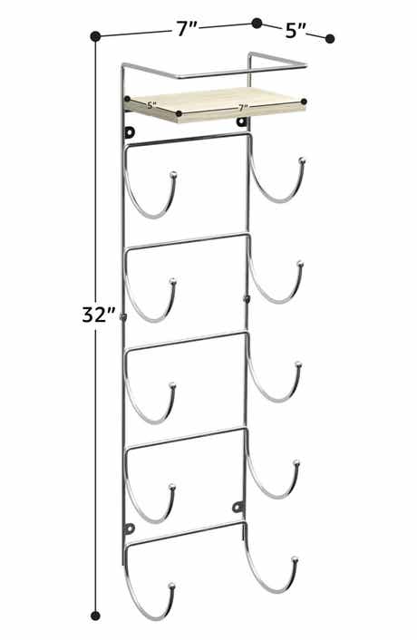 SORBUS Wall Mounted Organizing Rack