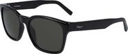 FERRAGAMO 55mm Square Sunglasses