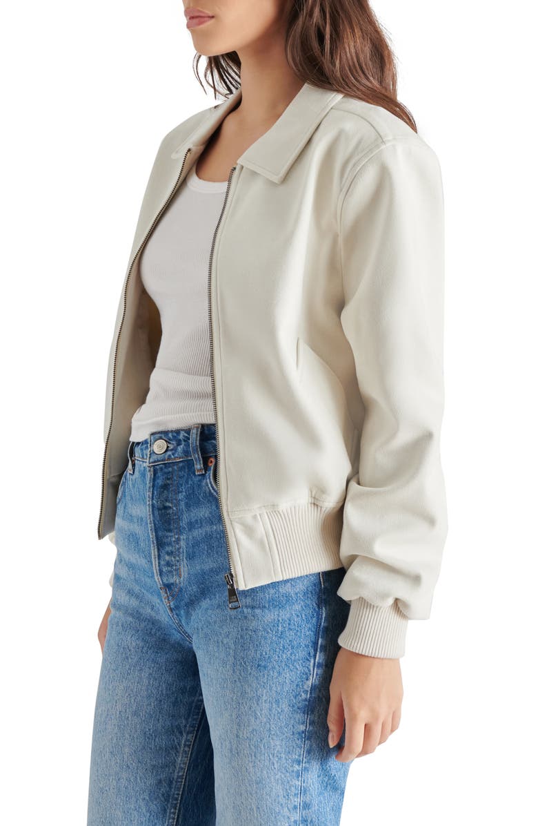 Steve Madden Anouk Faux Suede Bomber Jacket, Alternate, color, 