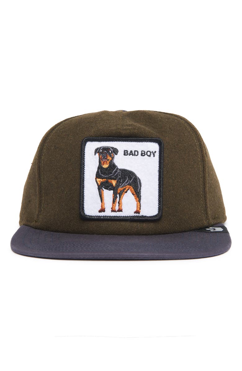 Goorin Bros. Top Dog Patch Trucker Hat, Alternate, color, Olive