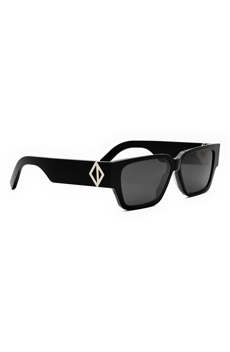 DIOR CD Diamond S5I 56mm Geometric Sunglasses, Alternate, color, 