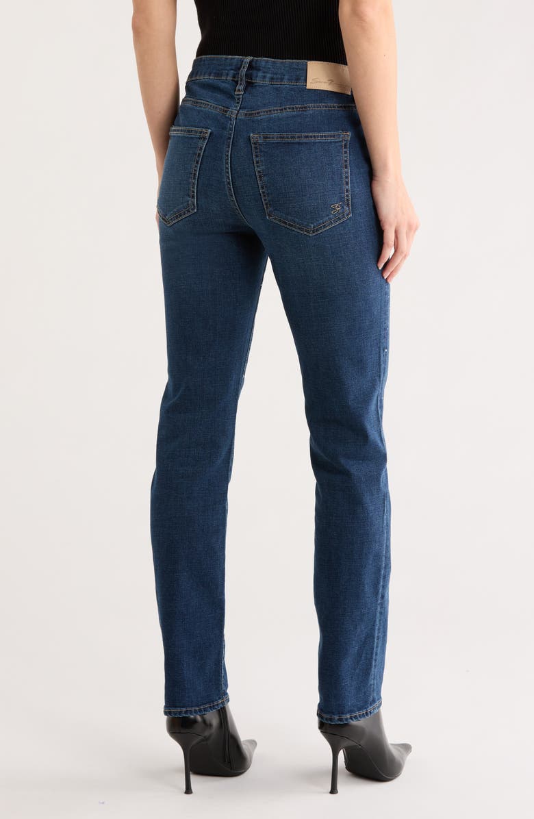 Seven7 Vintage Straight Leg Jeans, Alternate, color, Mulan With Embellishment