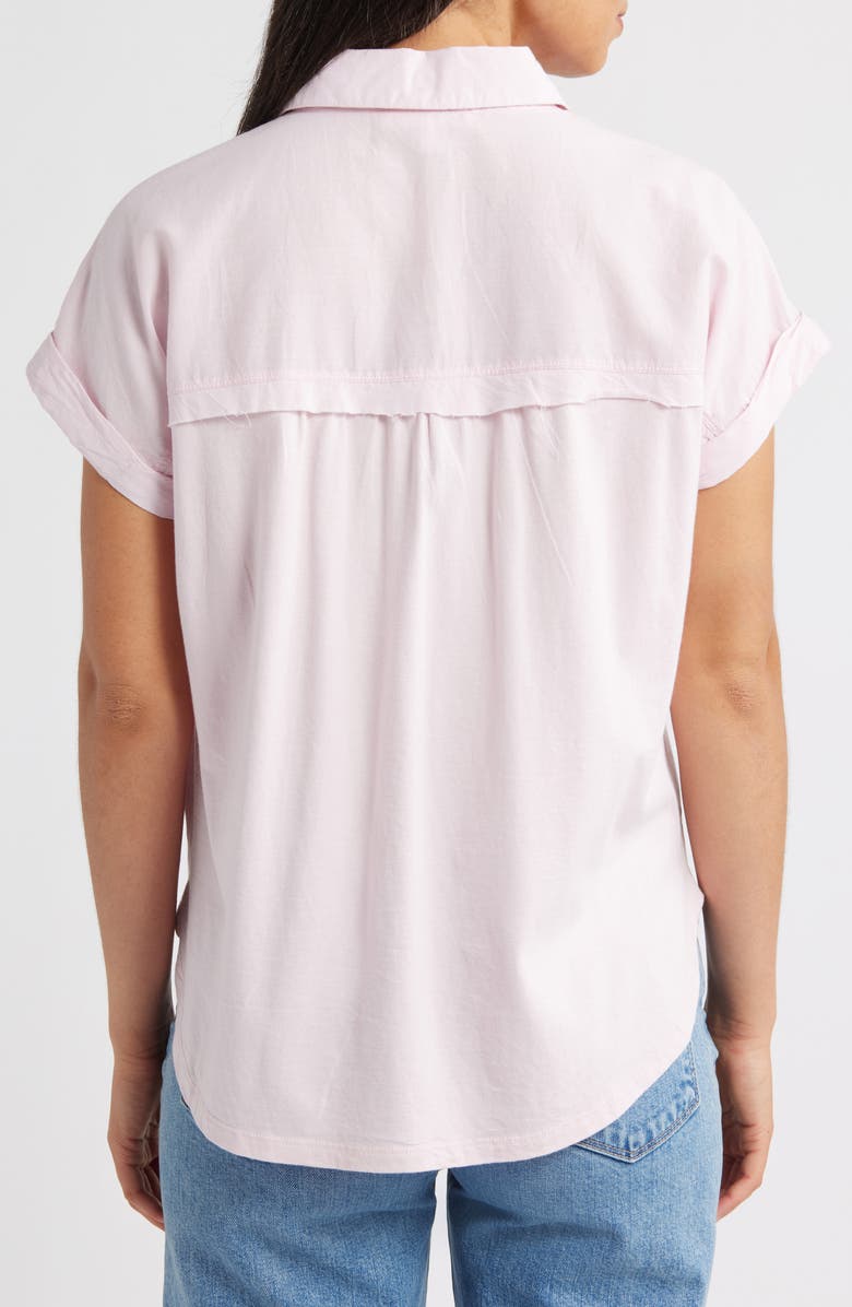 beachlunchlounge Lane Dolman Sleeve Shirt, Alternate, color, Pale Pink