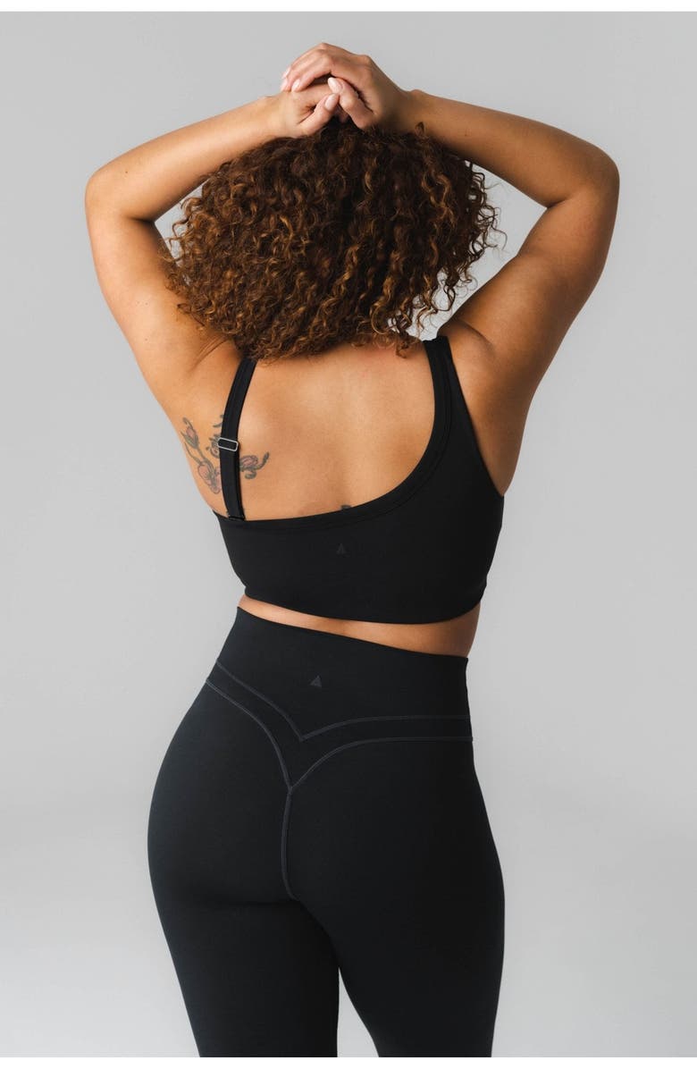 Vitality Cloud II Asym Bra, Alternate, color, Midnight