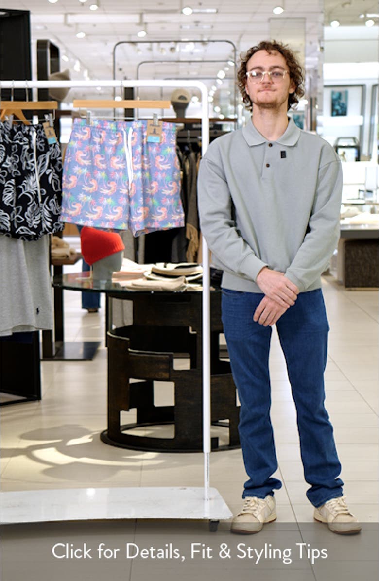 Rock-a-Crocks Lined 5.5-Inch Swim Trunks, sales video thumbnail