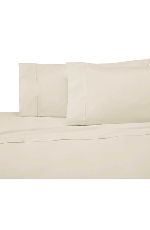 Modern Living Cotton Sateen Sheet Set In Cream