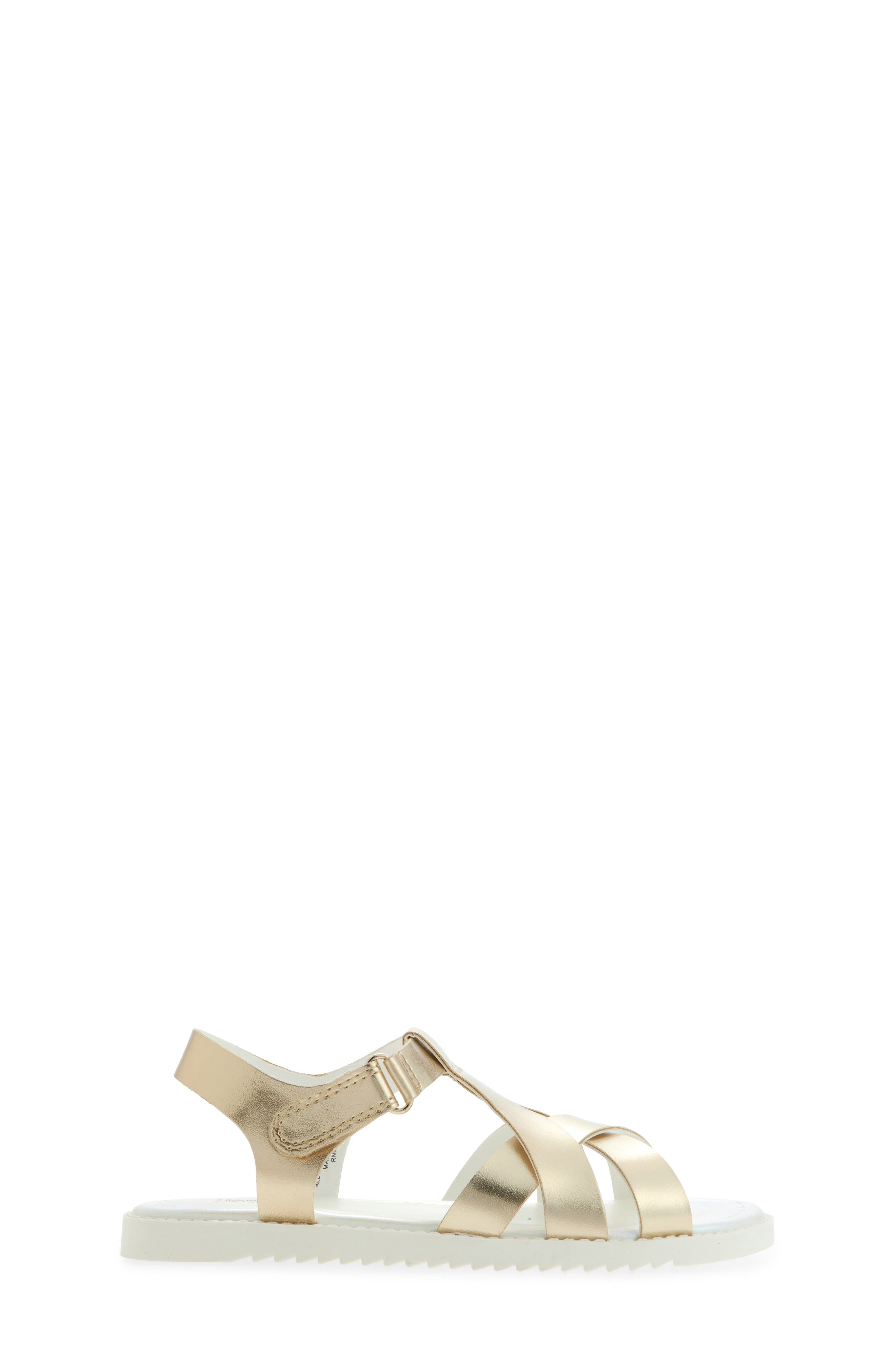 Harper Canyon Catalinna Flat Sandal, Alternate, color, Gold Metallic