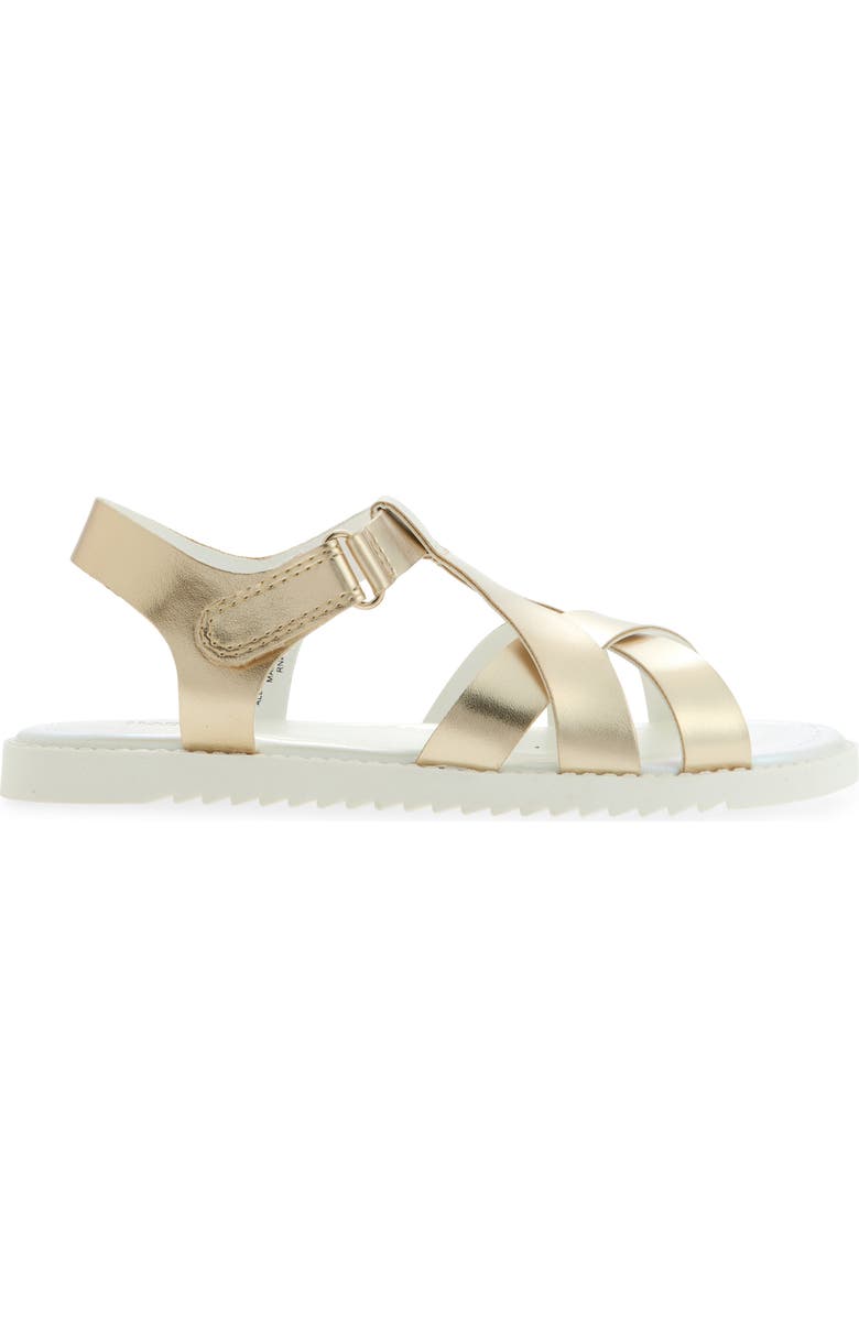 Harper Canyon Catalinna Flat Sandal, Alternate, color, Gold Metallic