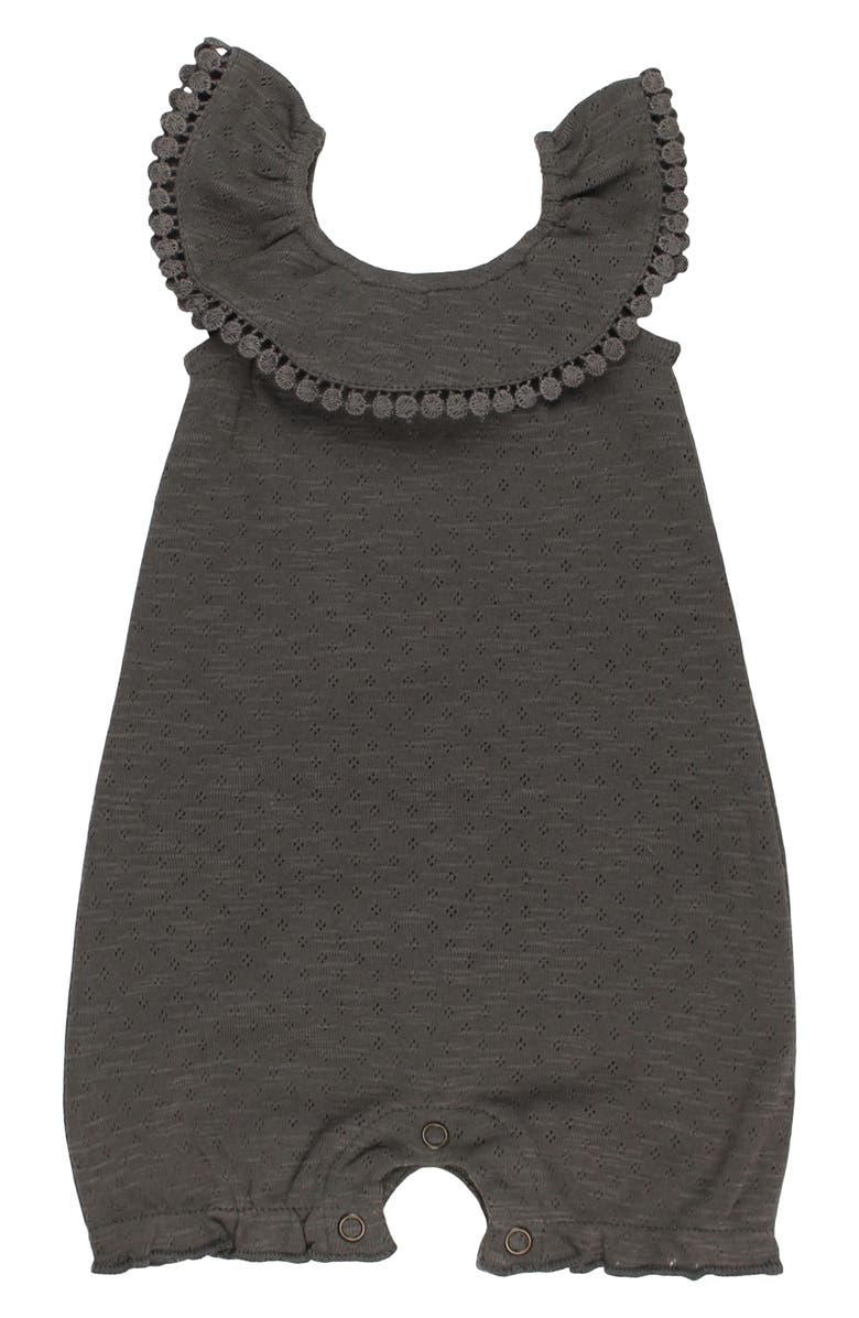 L'ovedbaby Pointelle Bubble Organic Cotton Romper, Main, color, 