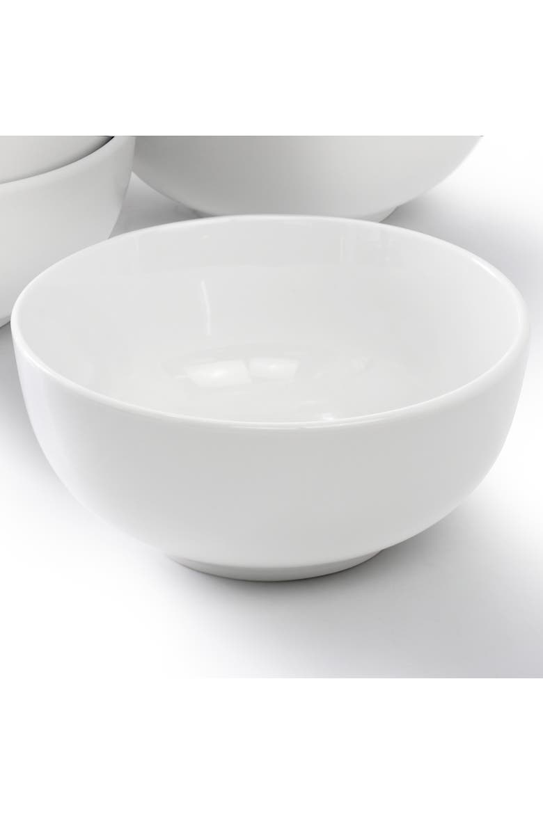 Professional Kitchen 12 Piece Porcelain Bowl Set, Alternate, color, White