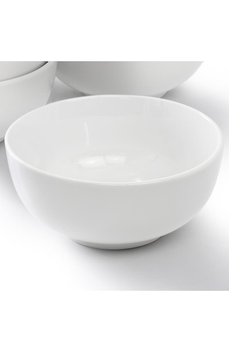 Elama Professional Kitchen 12 Piece Porcelain Bowl Set, Alternate, color, White