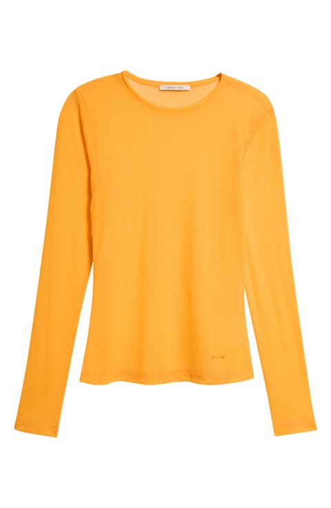 Hira Long Sleeve Crewneck Top