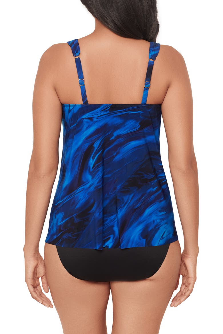 Stellar Nova Dazzle Tankini Top, Alternate, color, BLUE MULTI