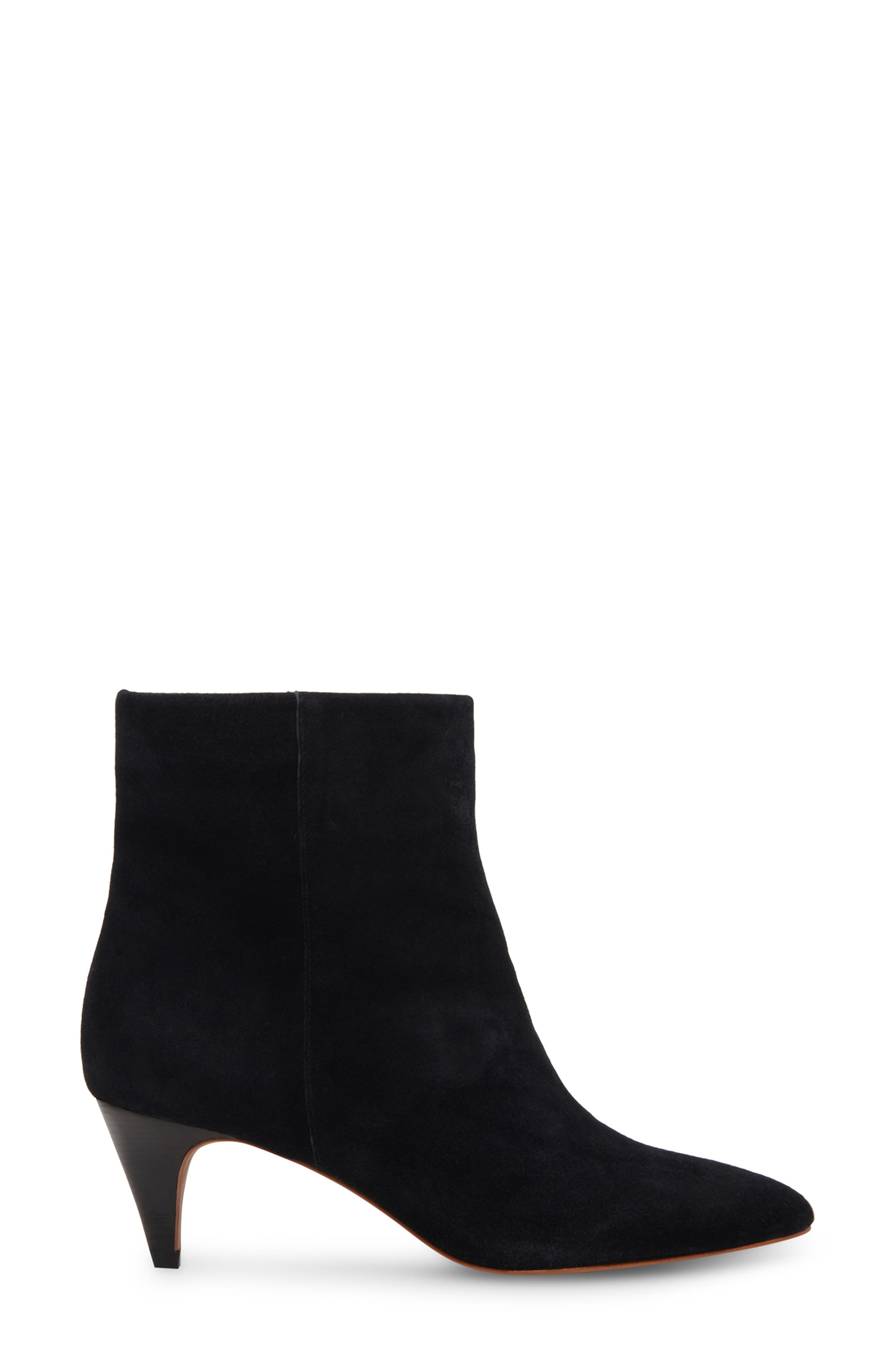 Dee Pointed Toe Bootie, Alternate, color, NERO SUEDE