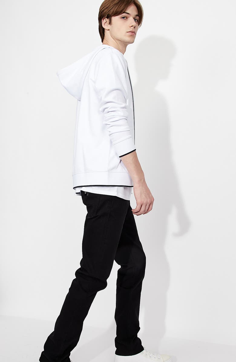 Armani Exchange Slim Fit Tapered Jeans, Alternate, color,