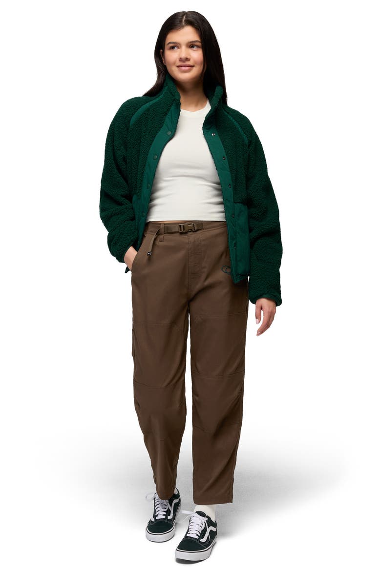 Encinitas Fleece Jacket, Alternate, color, ROOT GREEN