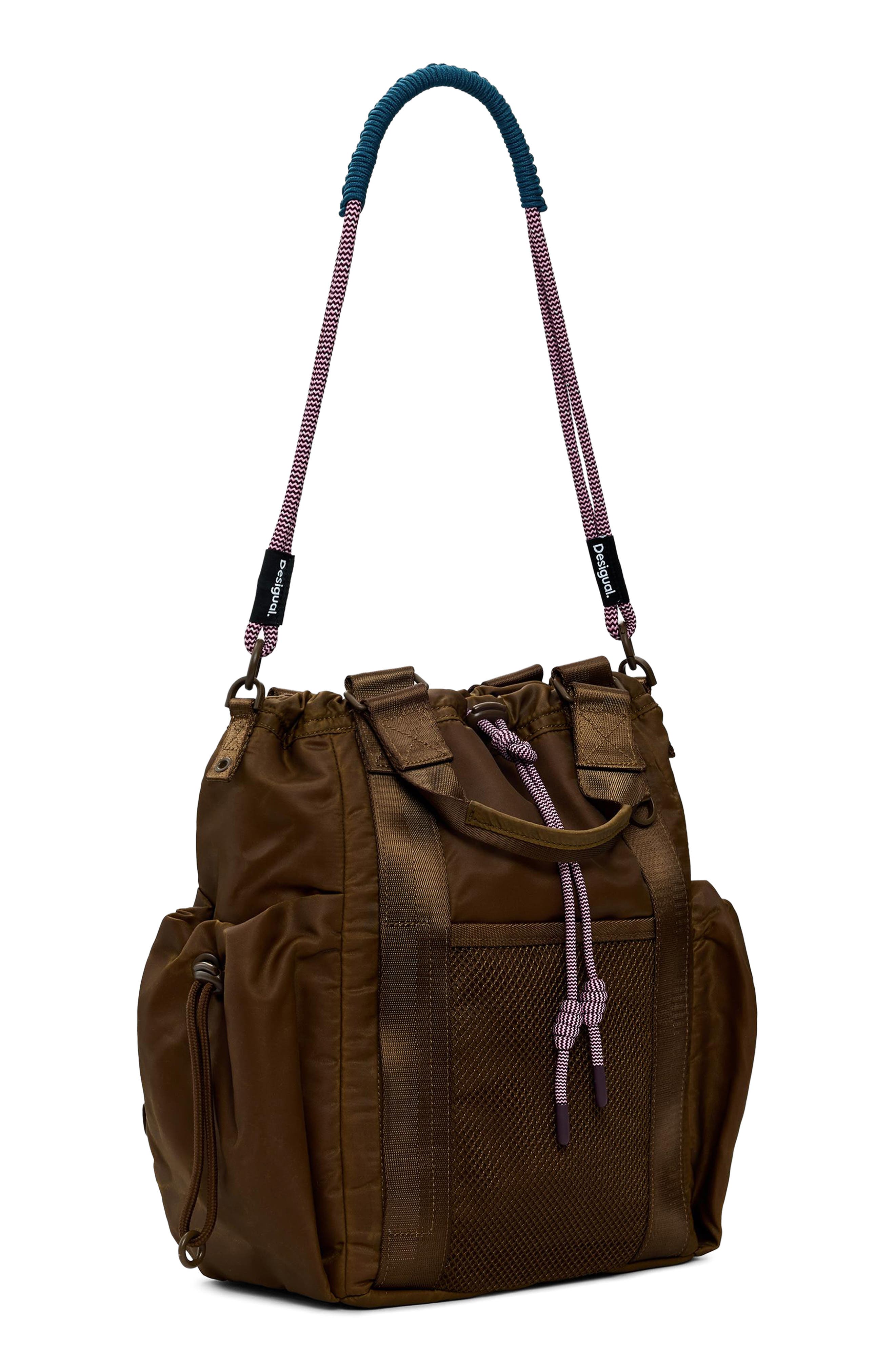 Desigual Medium Voyager Nylon Backpack, Alternate, color, 