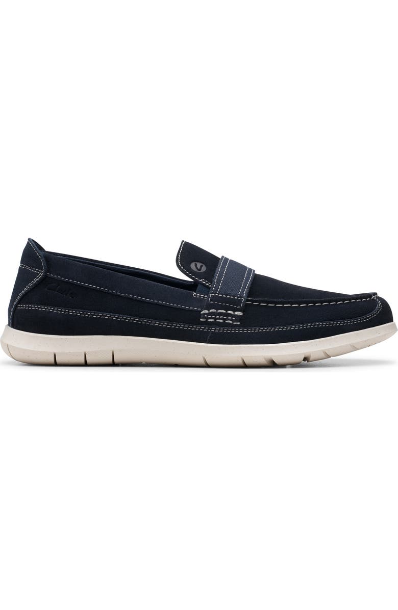 Clarks<sup>®</sup> Flexway Band Slip-On, Alternate, color, Navy Suede