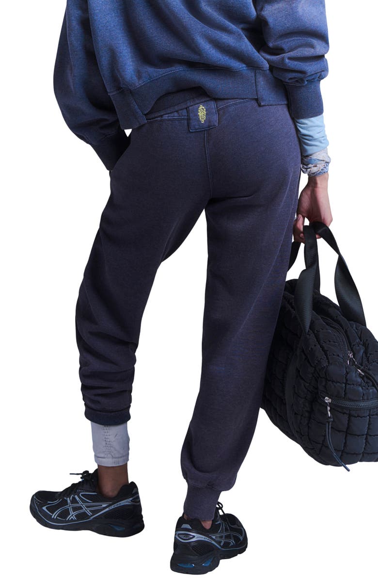 Free People Sand Washed Undefeated Hoodie & Joggers Set, Alternate, color, Midnight Navy