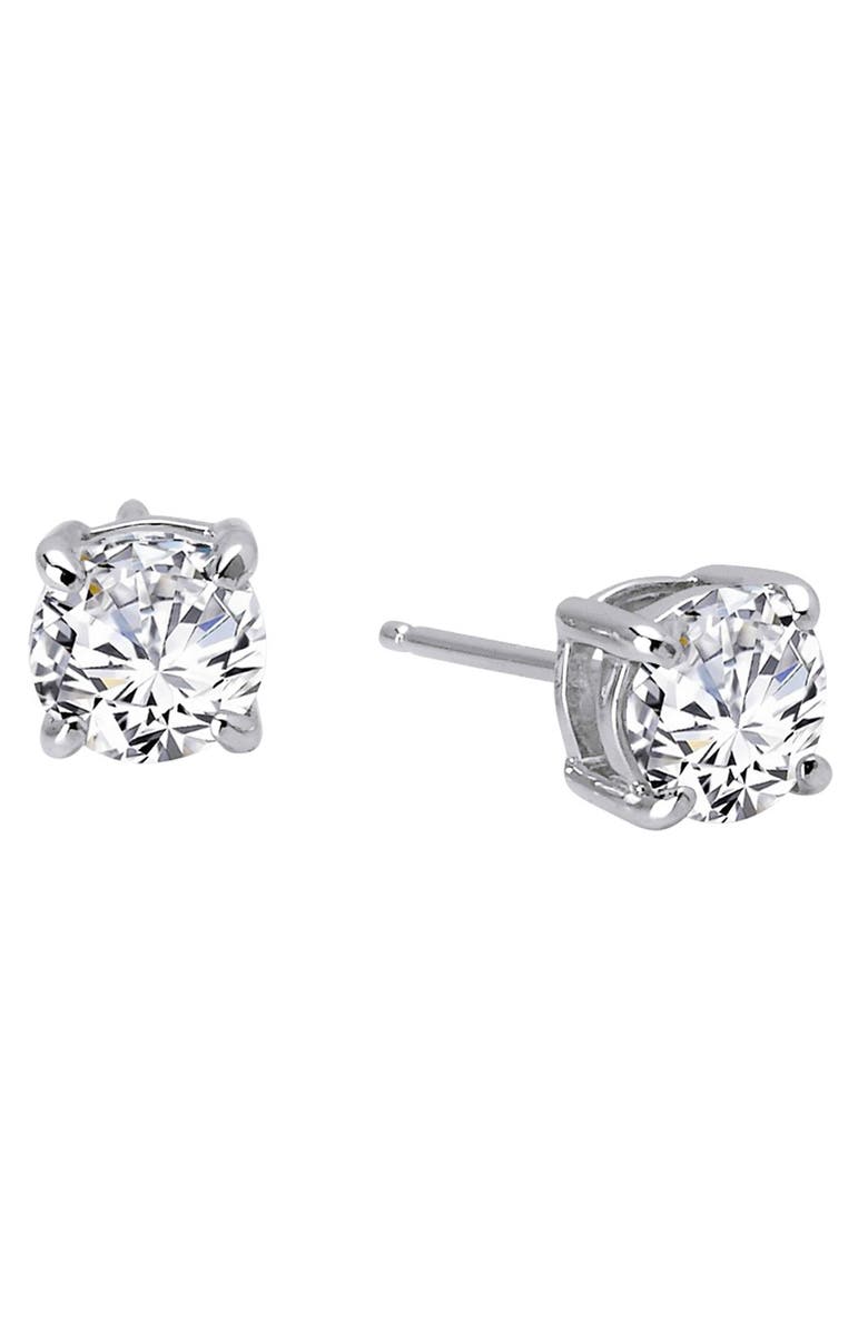 Lafonn Simulated Diamond Stud Earrings, Alternate, color,