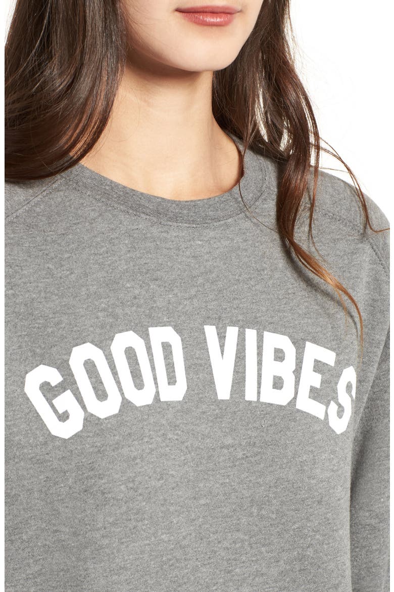 Good Vibes Willow Sweatshirt, Alternate, color, HEATHER GREY