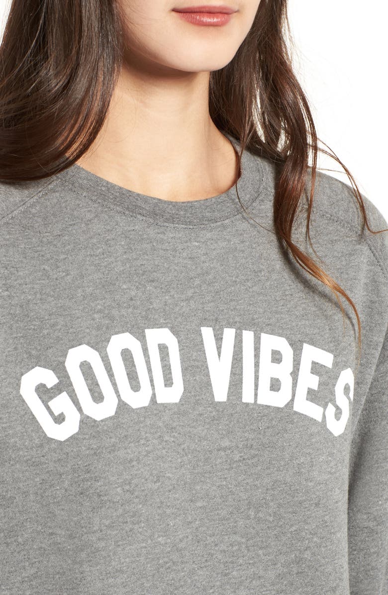 Sub_Urban Riot Good Vibes Willow Sweatshirt, Alternate, color, 