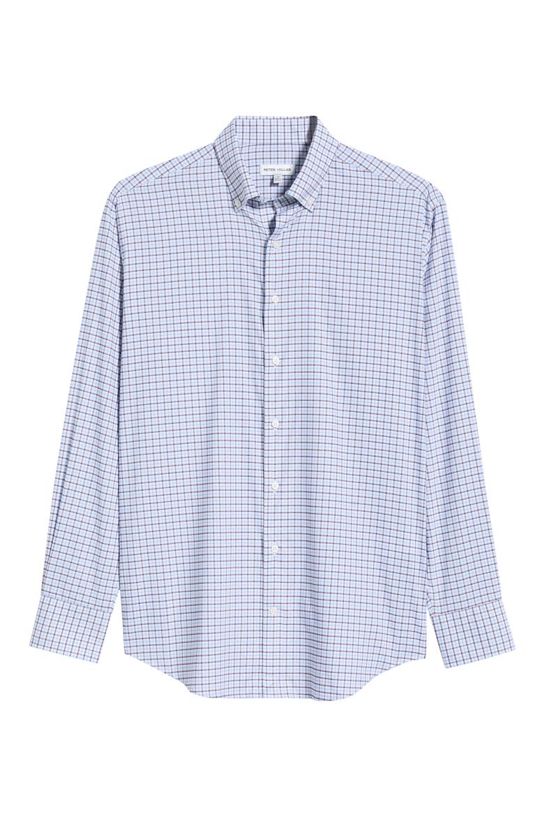Axel Performance Twill Button-Down Sport Shirt, Alternate, color, LAKESIDE
